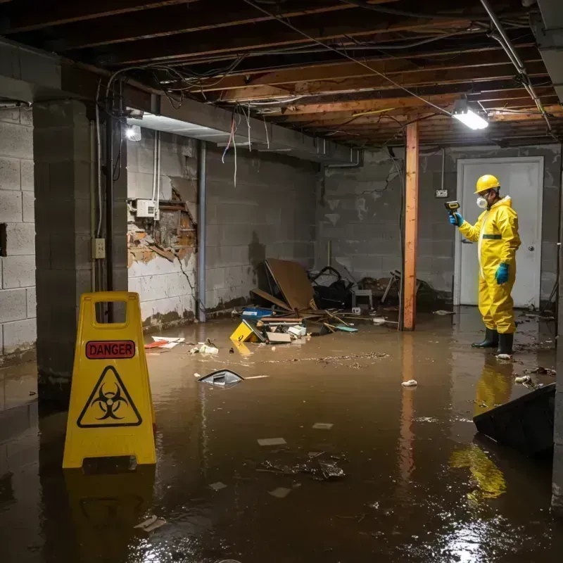 Flooded Basement Electrical Hazard in Aventura, FL Property